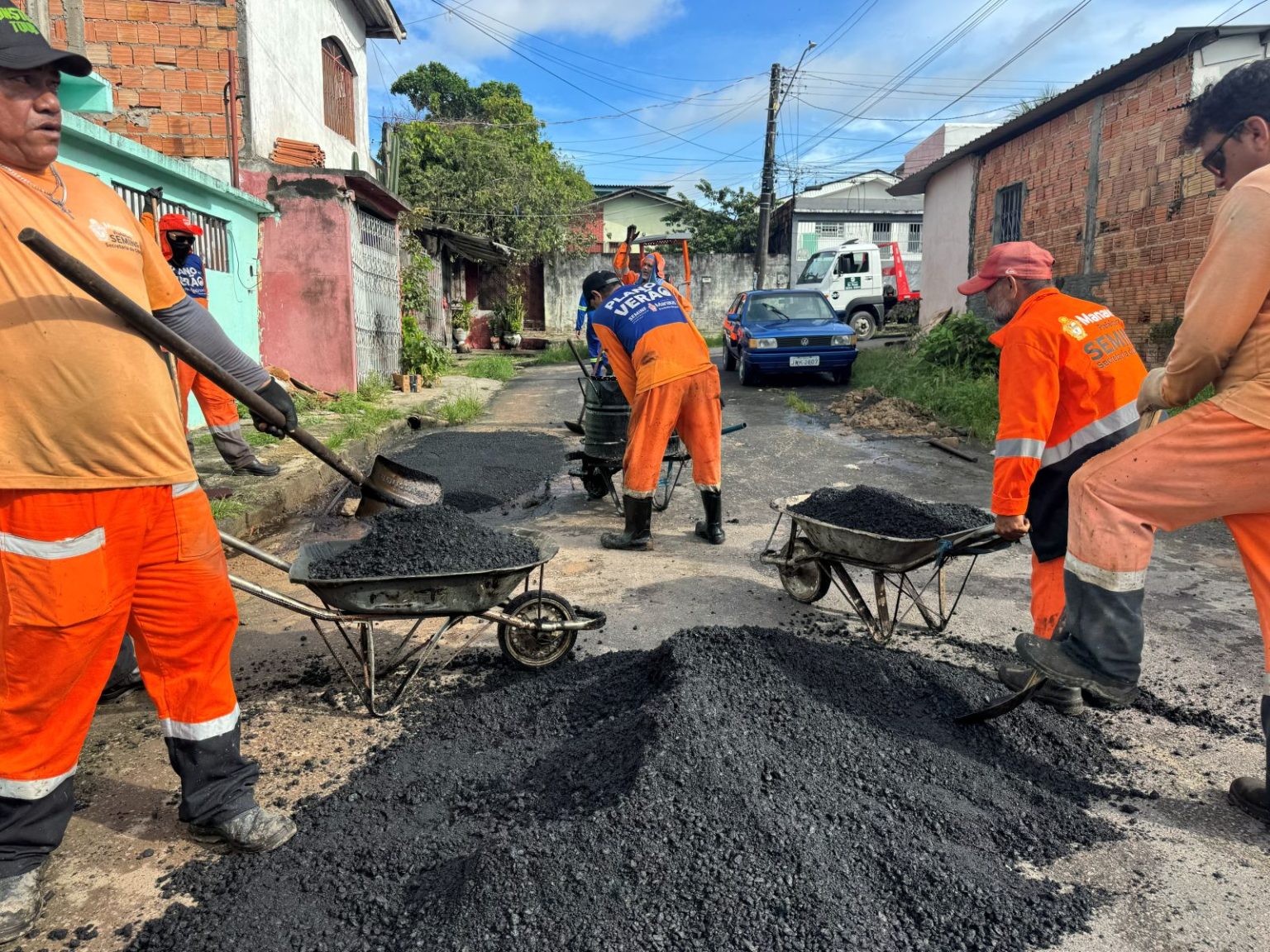 Prefeitura avança com manutenção asfáltica no bairro São José