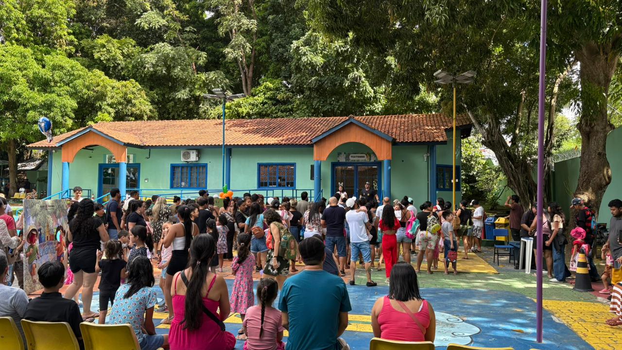 Páscoa é comemorada no parque Cidade da Criança