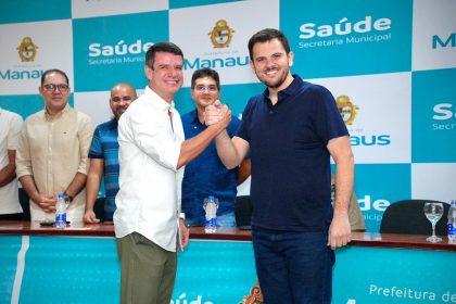 Renato Junior empossa Nagib Salem como secretário da Semsa