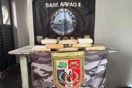 Base Arpão 2: PMAM apreende mais de oito quilos de drogas e prende homem por tráfico, em Coari