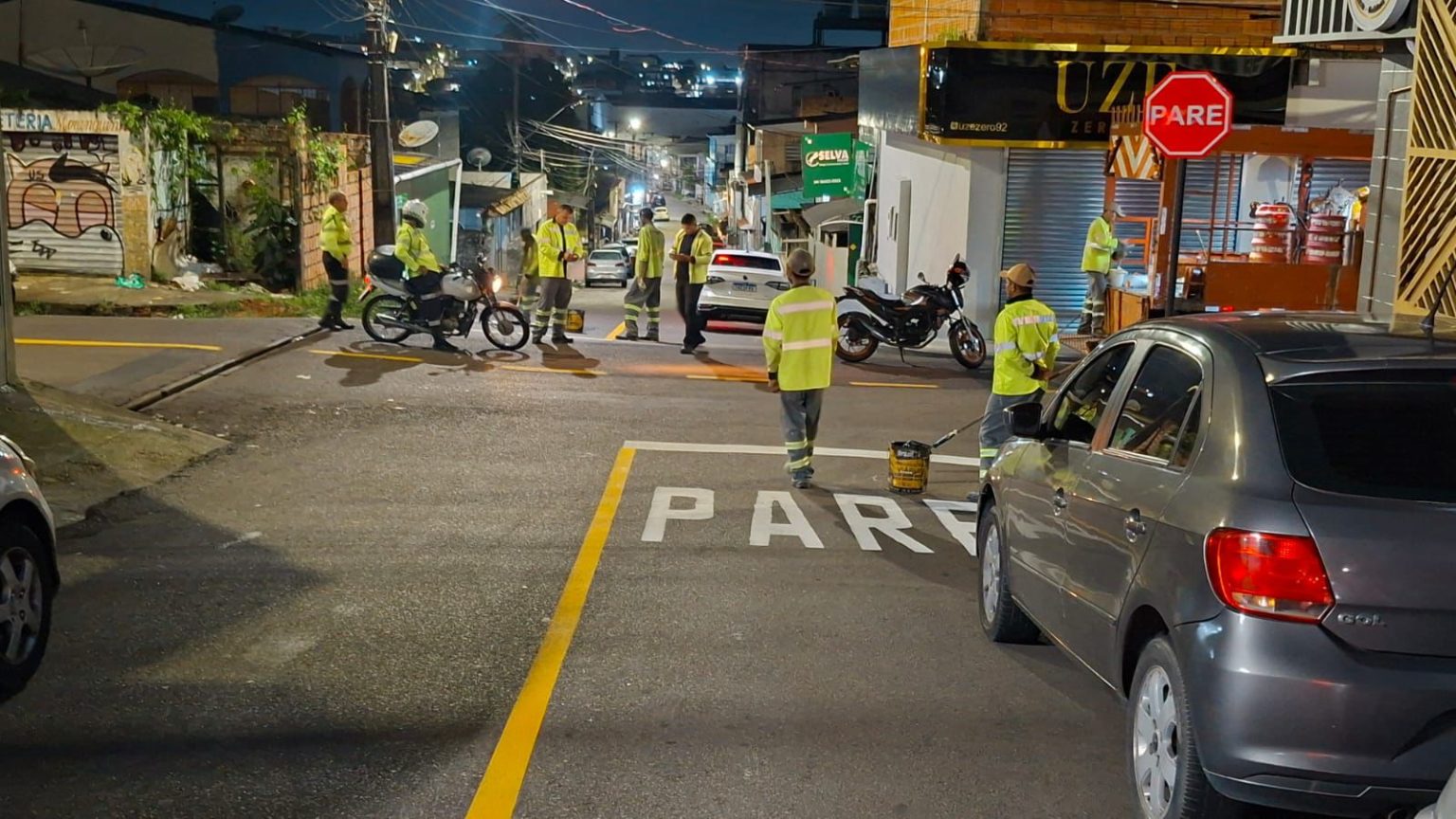 Prefeitura de Manaus redefine preferência viária no bairro Alvorada